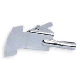 PINCE POUR PIED CHROME PORTE ETIQUETTE SANS PIQUE (lot de 3)