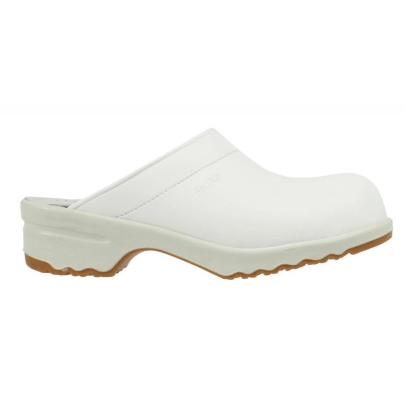 SABOT SANITA SAFE OUVERT AVEC SECURITE BLANC