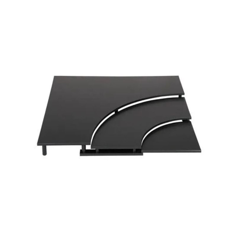 ESCALIER NOIR "ARENA" - 800x800x ht 45 mm