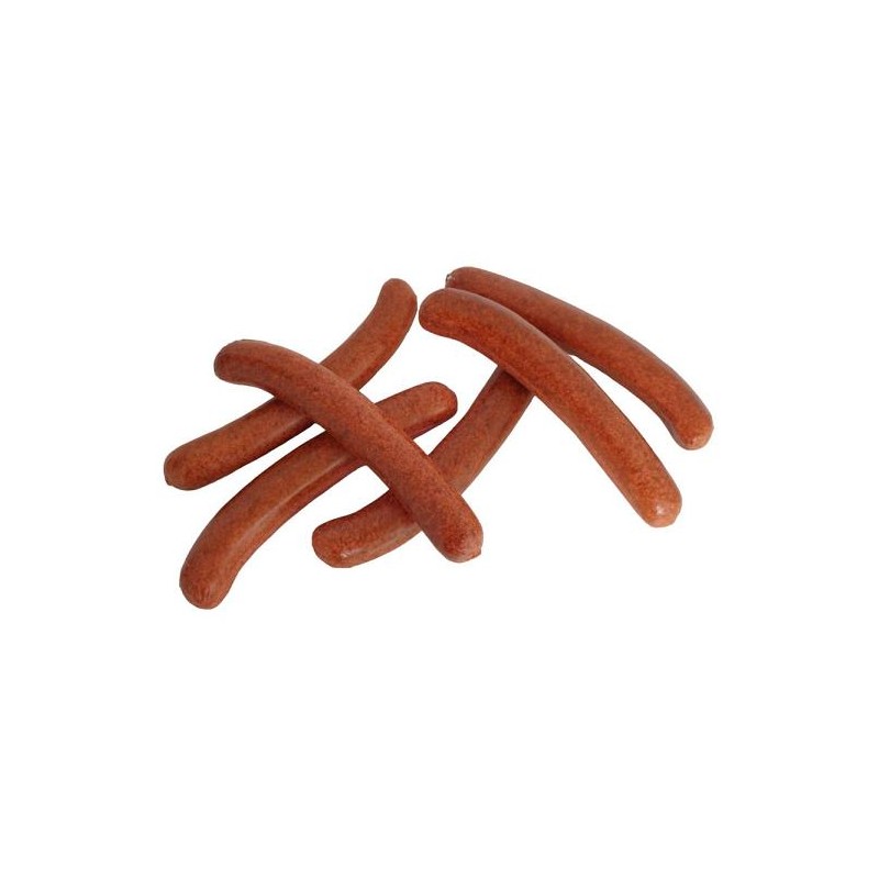FACTICE SAUCISSE DE FRANCFORT - L 165 x 25 mm (lot de 6)