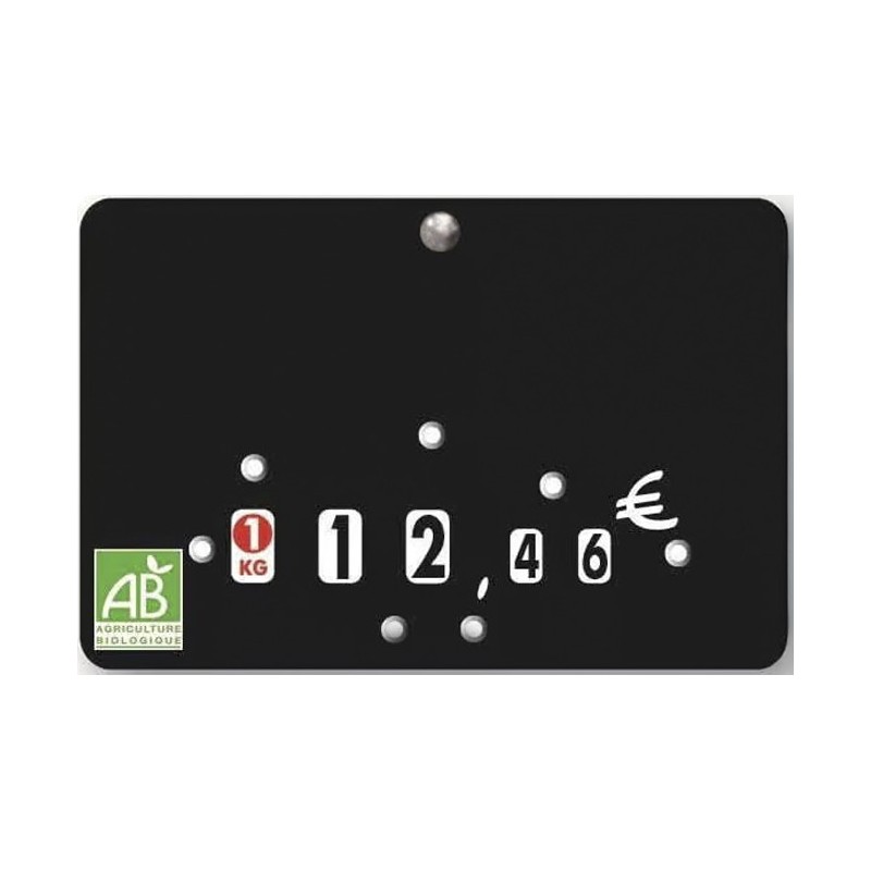 ETIQUETTE BOUCHERIE ARDOISE BIO