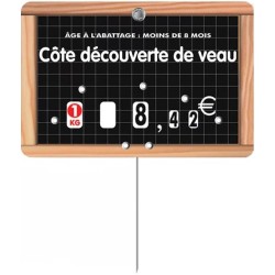 ETIQUETTE BOUCHERIE ECOLIERE