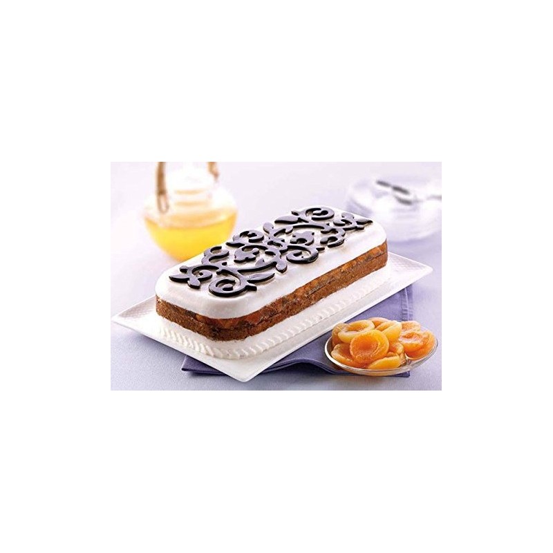 MOULE SOUPLE UNIFLEX - Cake décoré 300x145xht80 mm - 2.50L