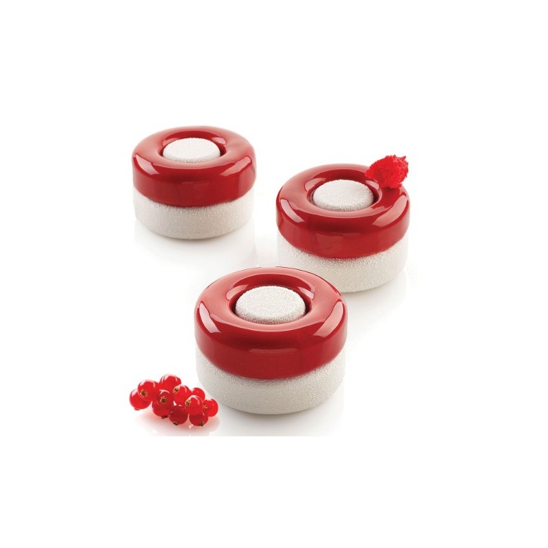 KIT PLAQUE SILICONE 300X175 - 6 game Ø 65xht40 mm - 120ml