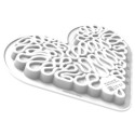 KIT MOULE SILICONE - 1 cœur level heart 210x173xht21 mm - 580ml