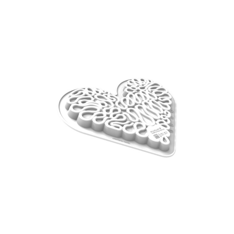 KIT MOULE SILICONE - 1 cœur level heart 210x173xht21 mm - 580ml