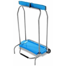 SUPPORT SAC POUBELLE A PINCE - socle plastique