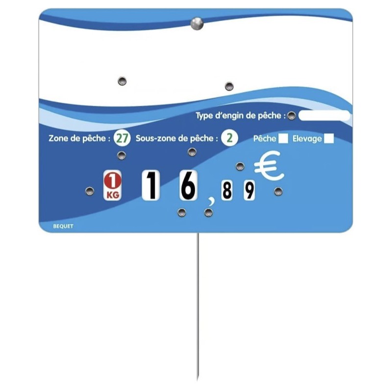 ETIQUETTE POISSON EVASION