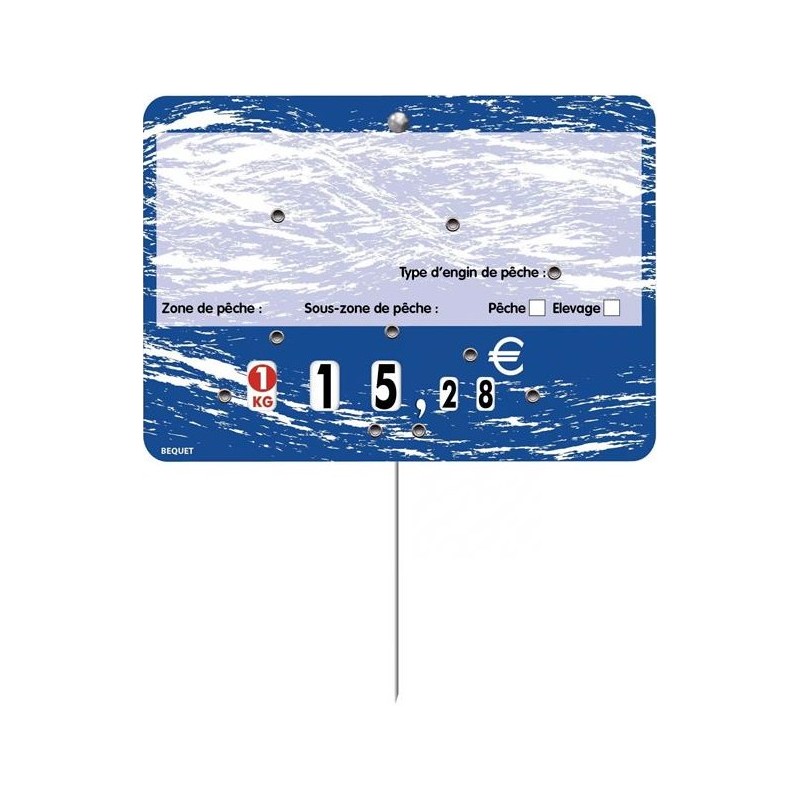 ETIQUETTE POISSON TURBULENCE