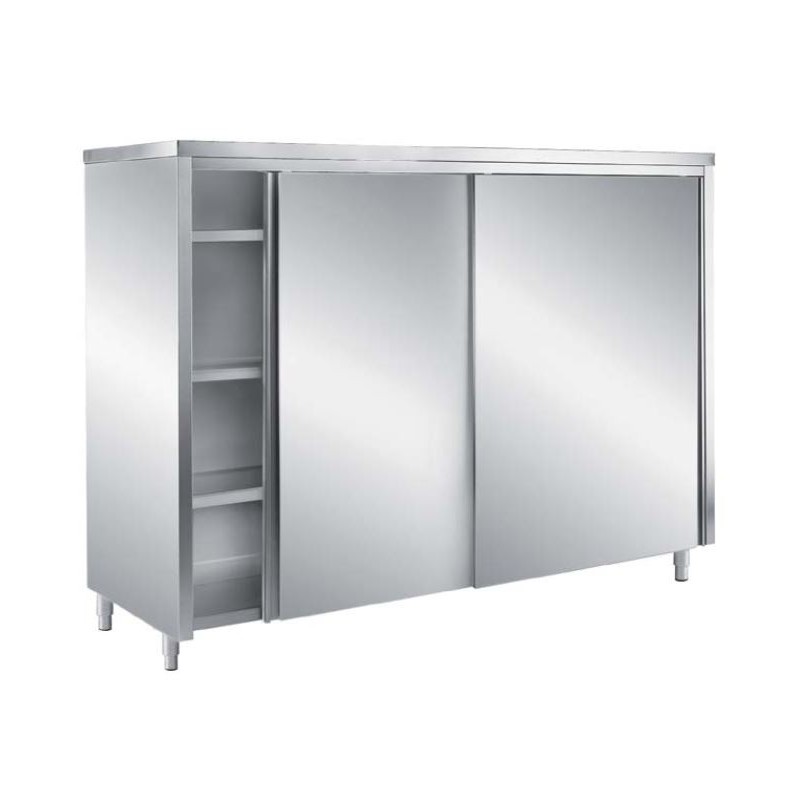 ARMOIRE HAUTE DE RANGEMENT PORTES COULISSANTES