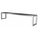 ETAGERE INOX SUR COLONNETTES