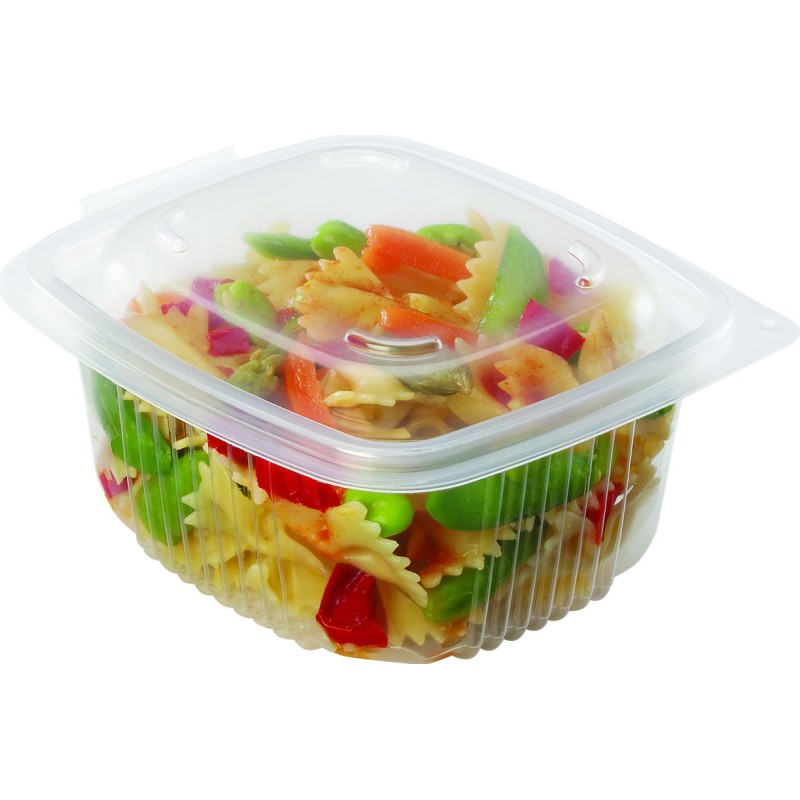 BOITE AVEC COUVERCLE ONDIPACK - 190x185x68 - 1200 cc (sachet de 50)