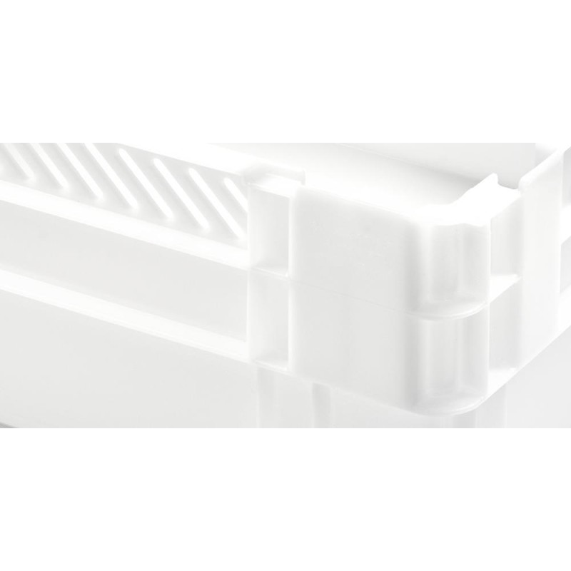 CAISSE GERBABLE ET EMBOITABLE 600X400X200 fond plein+parois 1/4 ajour