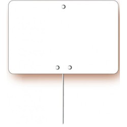 ETIQUETTE NEUTRE BLANC SANS ROULETTE