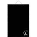 PANNEAU NORMANDIE 400x600 mm – PVC expansé noir 3 mm, fil nylon