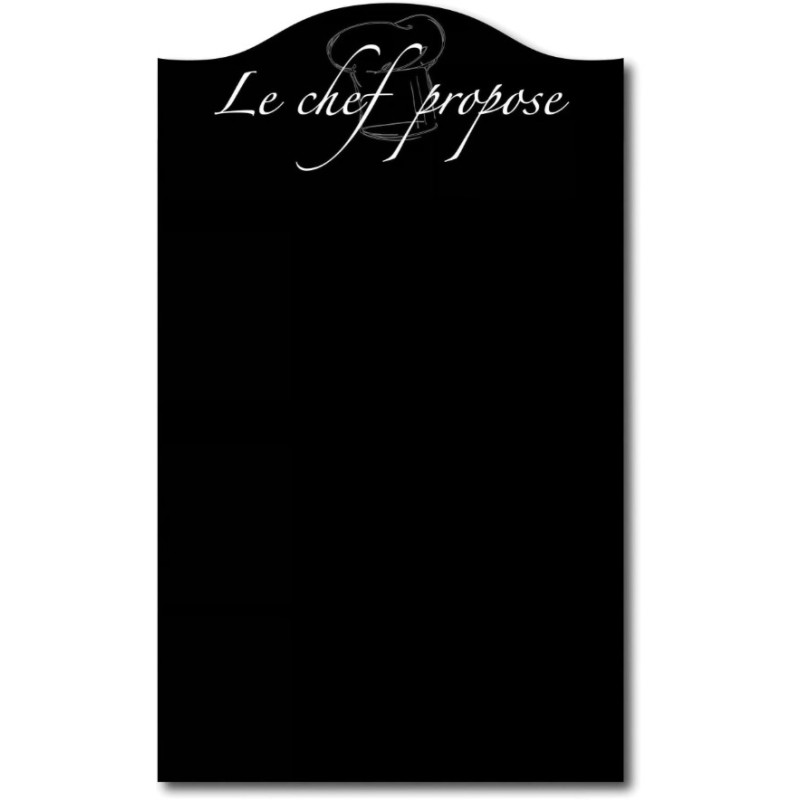 PANNEAU 500x700 mm Brasserie "Le Chef propose"