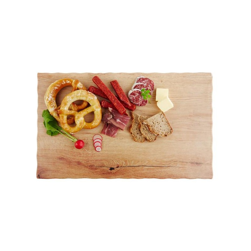 PRESENTOIR MELAMINE IMITATION BOIS CLAIR