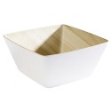 SALADIER CARRE MELAMINE IMITATION BOIS
