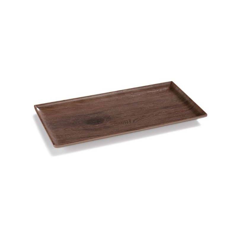 PLATEAU DE PRESENTATION MELAMINE ASPECT BOIS
