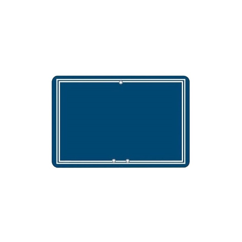 ETIQUETTE ARDOISINE BLEU 70x105 mm - neutre sans pique (lot de 10)