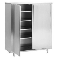 ARMOIRE HAUTE DE RANGEMENT PORTES BATTANTES