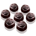 PLAQUE SILICONE CHOCOLAT - 15 roses Ø 28xht18 mm - 7ml