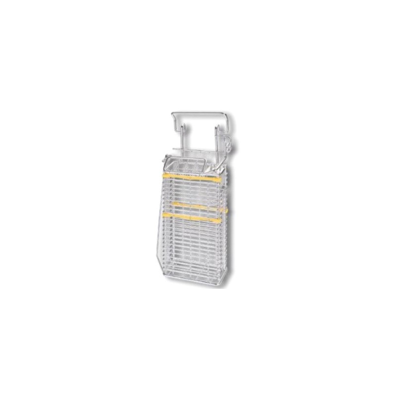 PORTE COUTEAUX INOX VERROUILLABLE -  4 COUTEAUX + 2 FUSILS