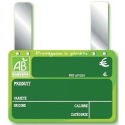 ETIQUETTE FRUITS ET LEGUMES "BIO"