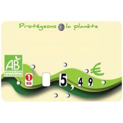 ETIQUETTE BOUCHERIE BIO