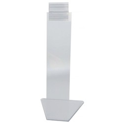 PIED PVC CRISTAL POUR ETIQUETTE SANS PIQUE