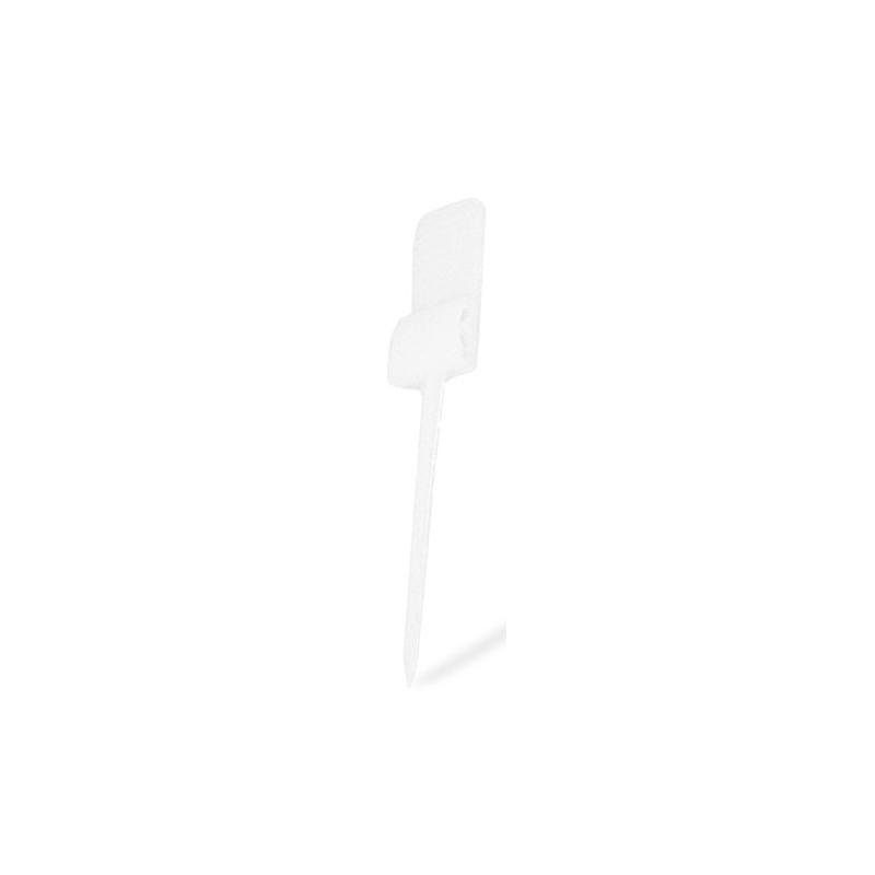 PIQUE PLASTIQUE BLANC ht 5 cm (lot de 25)