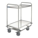 CHARIOT DE SERVICE INOX RENFORCÉ