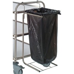 PORTE SAC POUBELLE POUR CHARIOT DE SERVICE
