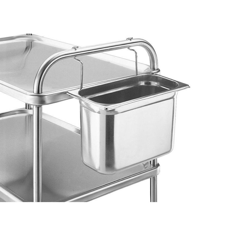 RECIPIENT POUBELLE POUR CHARIOT DE SERVICE