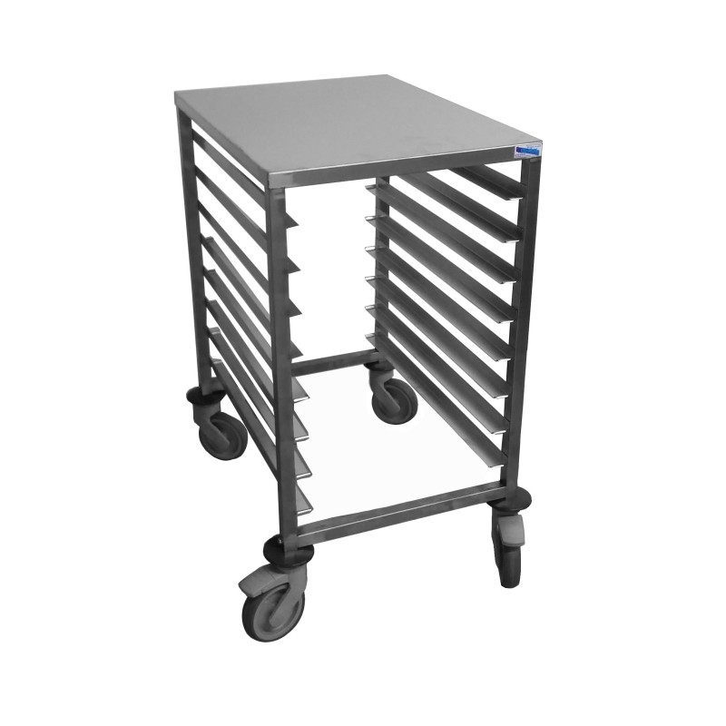 CHARIOT A GLISSIERES AVEC PLAN DE TRAVAIL