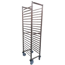 ECHELLE INOX GN 1/1 ROUES COMPOSITE