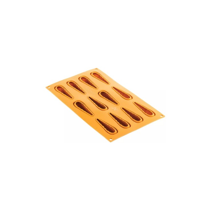 PLAQUE SILICONE 300X175 - 12 carottes 78x23xht23 mm - 20ml