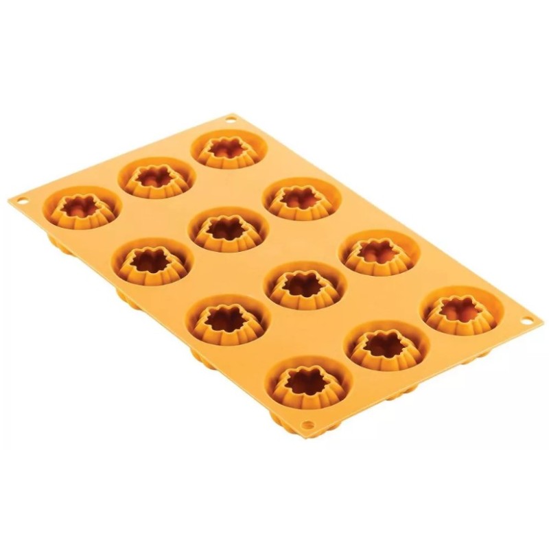 PLAQUE SILICONE 300X175 - 12 tomates Ø 43xht28 mm - 24ml