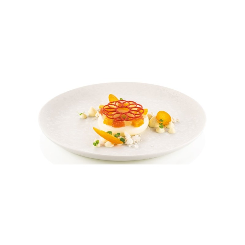 PLAQUE SILICONE 470X270 - 18 couronnes (9 Ø68 + 9 Ø77 mm)