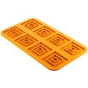 PLAQUE SILICONE 470X270 - 8 séries de carrés (dim 20/56/98 mm)