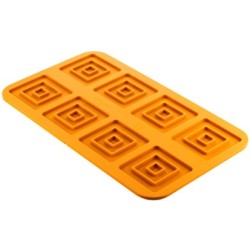 PLAQUE SILICONE 470X270 - 8 séries de carrés (dim 20/56/98 mm)