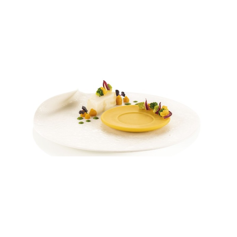PLAQUE SILICONE 470X270 - 6 assiettes piatto Ø 115xht15 mm - 80ml