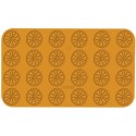 PLAQUE SILICONE 470X270 - 24 décor ronds agrumes Ø 60xht2 mm