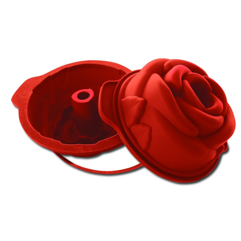 MOULE SOUPLE UNIFLEX - Rose Ø 220xht100 mm - 2.25L