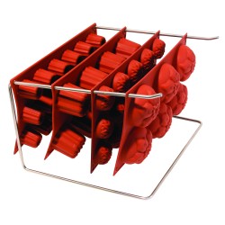 EGOUTTOIR FIL INOX POUR MOULE FLEXIBLES - Dim 290x280xht195 mm