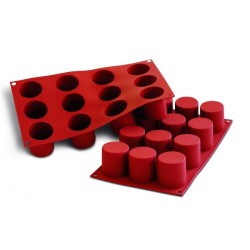 PLAQUE SILICONE CYLINDRES RONDS