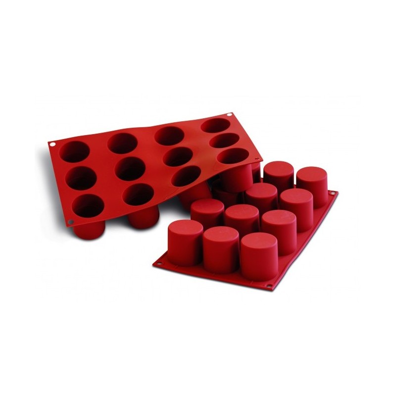 PLAQUE SILICONE CYLINDRES RONDS