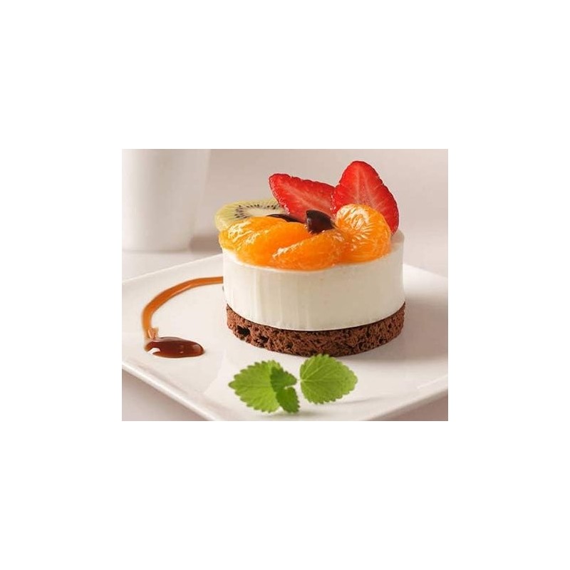 PLAQUE SILICONE 300X175 - 15 petits fours ronds Ø 40xht20 mm - 30ml