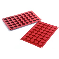 PLAQUE SILICONE 300X175 - 40 pastilles Ø 28xht11 mm - 6.5ml