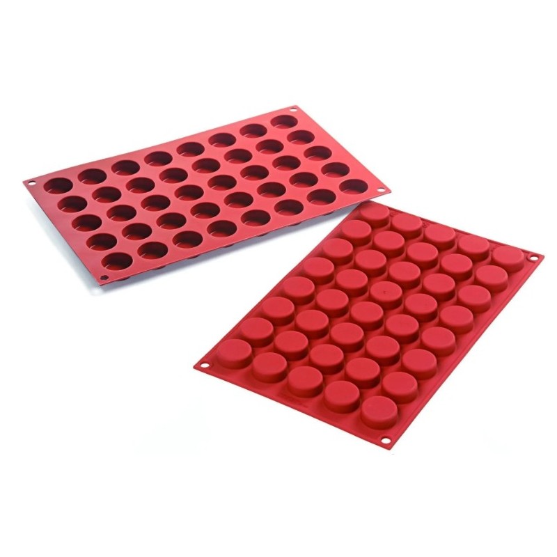 PLAQUE SILICONE 300X175 - 40 pastilles Ø 28xht11 mm - 6.5ml